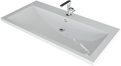 Misty Тумба с раковиной Ингрид 90 подвесная белая – фотография-5